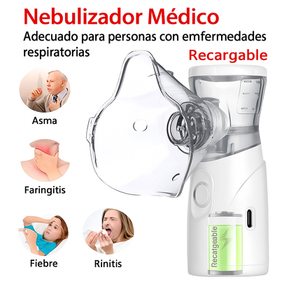 AirVita™ – Nebulizador Compacto para Uso Diario y en Viajes