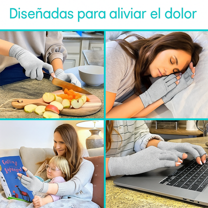 Alivium Bamboo™ – Guantes Terapéuticos de Compresión de Bambú para Manos Sensibles