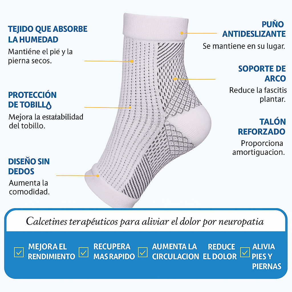 Neurofit Flexi™ – Calcetines Terapéuticos para Neuropatía y Circulación