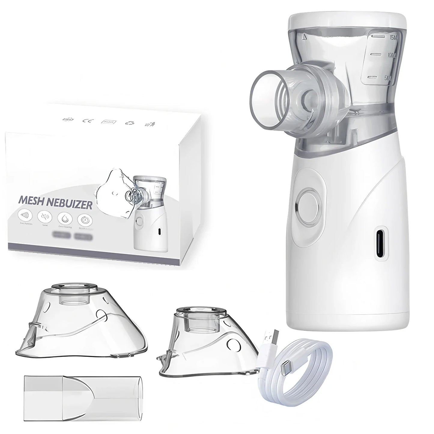 AirVita™ – Nebulizador Compacto para Uso Diario y en Viajes