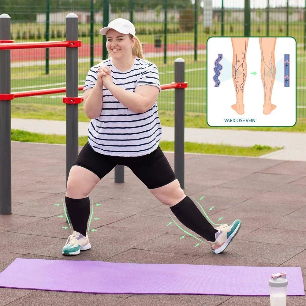 Flexi Compresión Plus – Máximo confort para pantorrillas grandes (hasta 7XL)