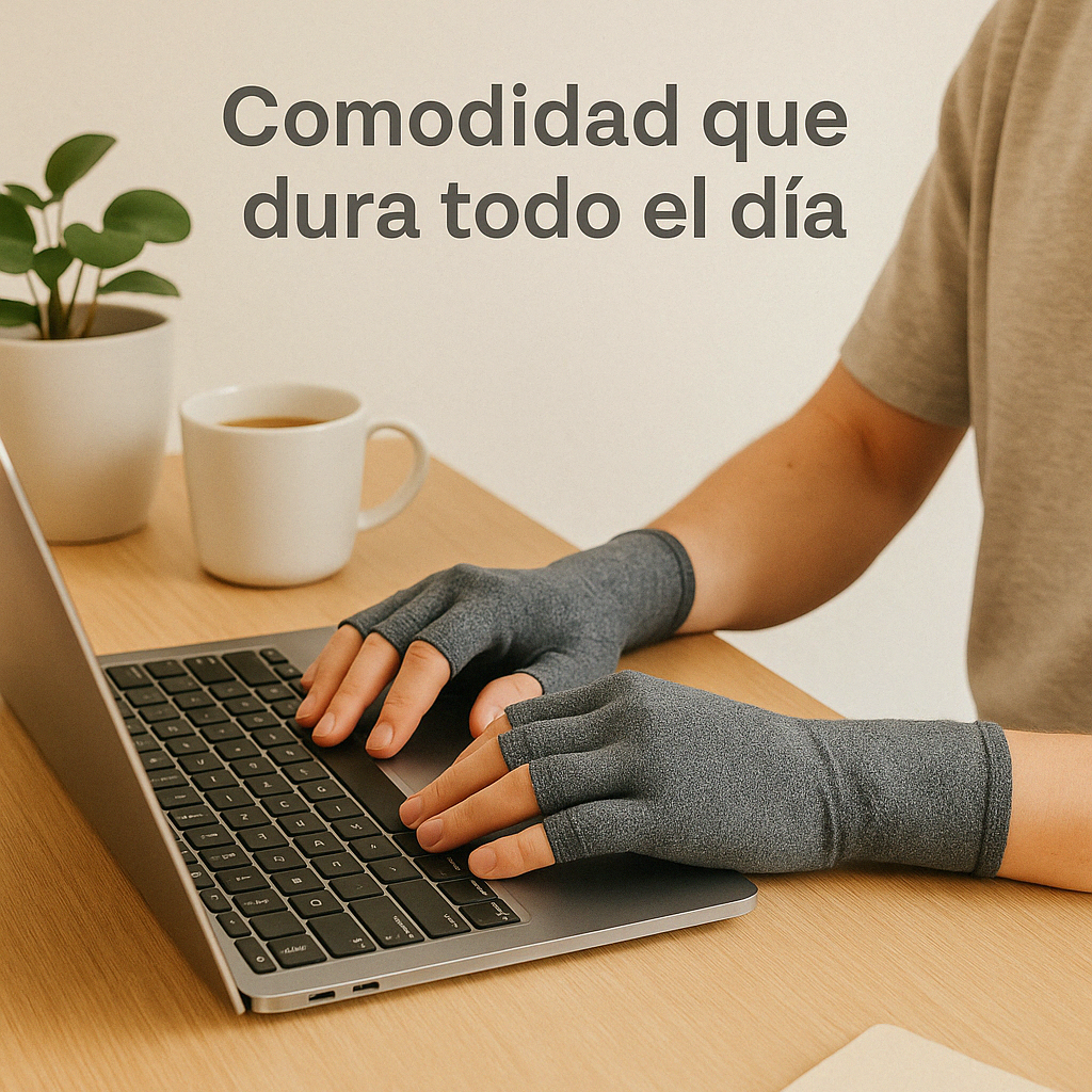 Alivium Max – Guantes de Compresión Abiertos con Libertad Total de Movimiento