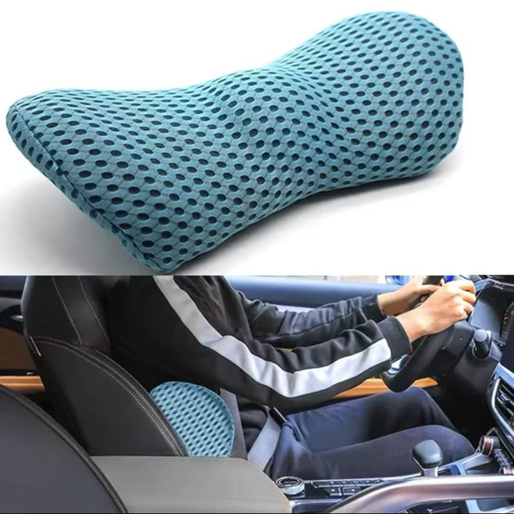 Cojín de apoyo lumbar con funda de almohada