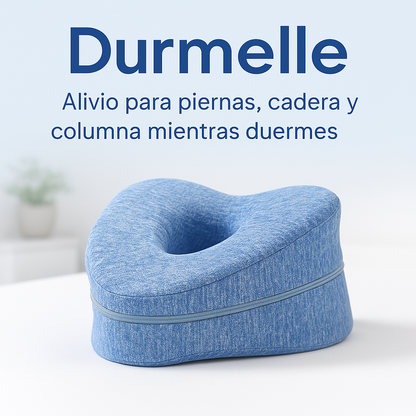 Durmelle – Almohada Ortopédica de Apoyo para Piernas y Columna
